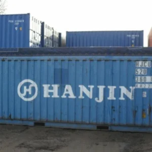 20ft x 8ft used shipping container – open top