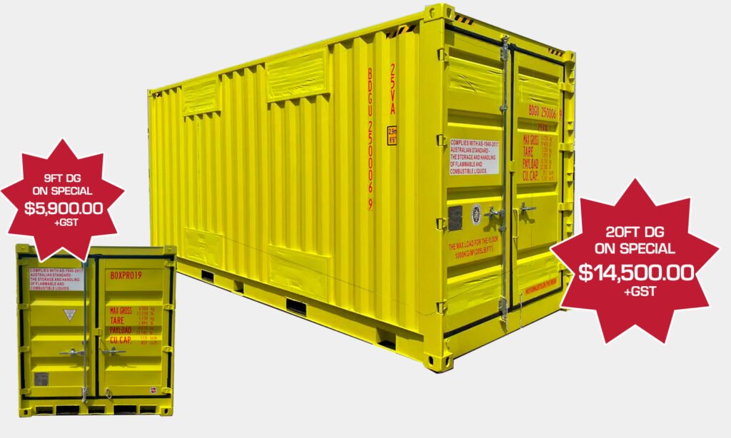dangerous goods containers sale special brisbane qld 02