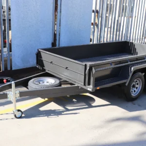 10×5 tandem box trailer | heavy duty trailer | full checkerplate | high sides box trailer for sale melbourne