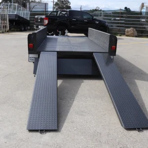 10×5 heavy duty tandem trailer | high sides | pair of slide under ramps – box trailer for sale melbourne