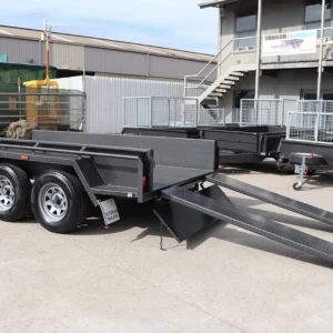 10×5 heavy duty tandem trailer | high sides | pair of slide under ramps – box trailer for sale melbourne