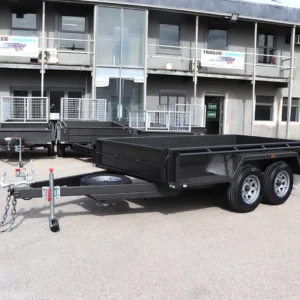 10×5 heavy duty tandem trailer | high sides | pair of slide under ramps – box trailer for sale melbourne