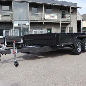 10×5 heavy duty tandem trailer | high sides | pair of slide under ramps – box trailer for sale melbourne