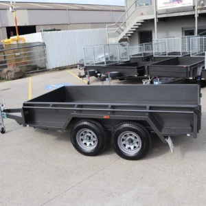 10×5 heavy duty tandem trailer | high sides | pair of slide under ramps – box trailer for sale melbourne