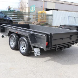 10×5 heavy duty tandem trailer | high sides | pair of slide under ramps – box trailer for sale melbourne