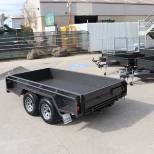 10×5 heavy duty tandem trailer | high sides | pair of slide under ramps – box trailer for sale melbourne