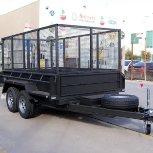 10×5 hydraulic tipper trailer | 3ft australian made cage 3200 kg atm