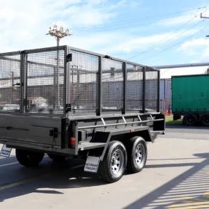 10×5 hydraulic tipper trailer | 3ft australian made cage 3200 kg atm