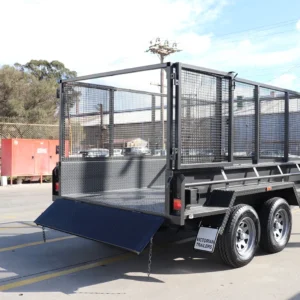 10×5 hydraulic tipper trailer | 3ft australian made cage 3200 kg atm