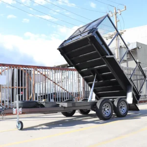 10×5 hydraulic tipper trailer | 3ft australian made cage 3200 kg atm