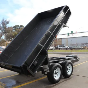 10×5 heavy duty hydraulic tipper box trailer for sale | 15″ high sides – melbourne victoria | 3.5 ton gvm 3500 kg gvm