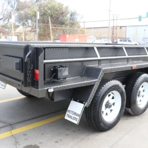 10×5 heavy duty hydraulic tipper box trailer for sale | 15″ high sides – melbourne victoria | 3.5 ton gvm 3500 kg gvm