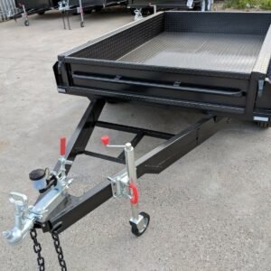 10×5 tandem axle deluxe heavy duty box trailer full checker plate body – box trailer for sale melbourne