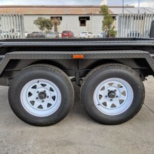 10×5 tandem axle deluxe heavy duty box trailer full checker plate body – box trailer for sale melbourne