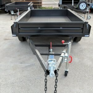 10×5 tandem axle deluxe heavy duty box trailer full checker plate body – box trailer for sale melbourne
