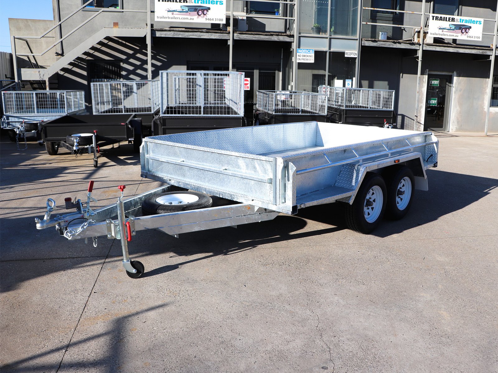 10×5 heavy duty tandem australian galvanised trailer <br><br><span class="aussie build">australian made trailer</span> 10×5 heavy duty tandem australian galvanised trailer australian made trailer