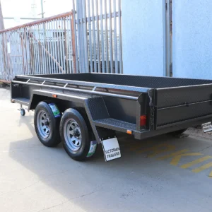 10×5 tandem box trailer | heavy duty trailer | full checkerplate | high sides box trailer for sale melbourne