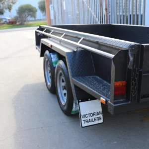 10×5 tandem box trailer | heavy duty trailer | full checkerplate | high sides box trailer for sale melbourne