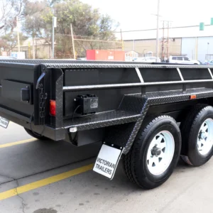 10×5 heavy duty hydraulic tipper box trailer for sale | high sides – melbourne victoria | 2.8 ton gvm | 2800 kg gvm