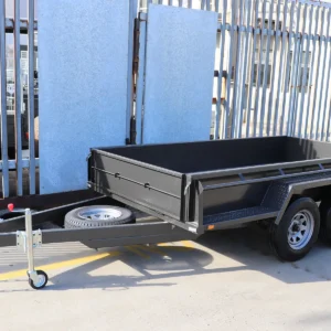 10×5 tandem box trailer | heavy duty trailer | full checkerplate | high sides box trailer for sale melbourne