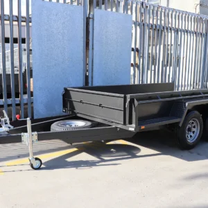 10×5 tandem box trailer | heavy duty trailer | full checkerplate | high sides box trailer for sale melbourne