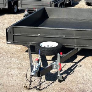 10×6 tandem axle heavy duty trailer | full checker plate | high sides box trailer for sale melbourne