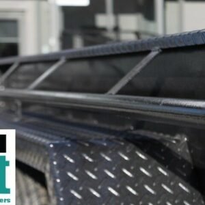 10×6 tandem axle heavy duty trailer | full checker plate | high sides box trailer for sale melbourne