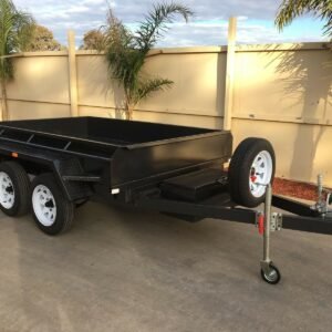 12×6 tandem axle standard duty hydraulic tipper box trailer for sale in melbourne