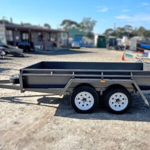 10×6 tandem axle heavy duty trailer | full checker plate | high sides box trailer for sale melbourne