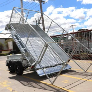 10×6 heavy duty galvanised hydraulic tipper cage trailer for sale – 3ft cage 3500 kg gvm