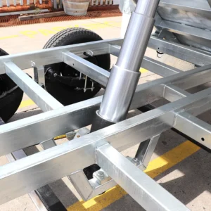 10×6 heavy duty galvanised hydraulic tipper cage trailer for sale – 3ft cage 3500 kg gvm