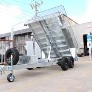 10×6 heavy duty galvanised hydraulic tipper cage trailer for sale – 3ft cage 3500 kg gvm