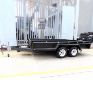 10×6 tandem axle heavy duty trailer | full checker plate | high sides box trailer for sale melbourne
