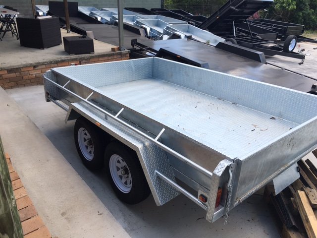 12×6 heavy duty tandem australian galvanised trailer <br><br><span class="aussie build">australian made trailer</span> 12×6 heavy duty tandem australian galvanised trailer australian made trailer