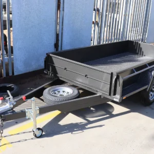 10×5 tandem box trailer | heavy duty trailer | full checkerplate | high sides box trailer for sale melbourne