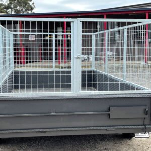 12×6 heavy duty tandem caged trailer | 3 ft cage | trailer for sale in melbourne victoria