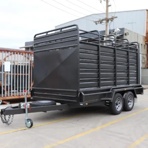 12×6 deluxe heavy duty stock crate tandem trailer for sale in melbourne victoria3200 kg atm