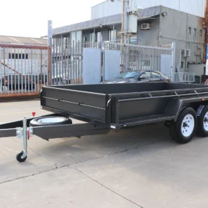 12×6 tandem trailer | heavy duty trailer | full checkerplate | high sides box trailer for sale melbourne
