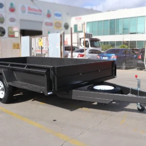 12×6 tandem trailer | heavy duty trailer | full checkerplate | high sides box trailer for sale melbourne