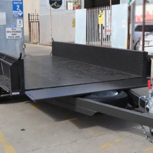 12×6 tandem trailer | heavy duty trailer | full checkerplate | high sides box trailer for sale melbourne