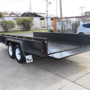 12×6 tandem trailer | heavy duty trailer | full checkerplate | high sides box trailer for sale melbourne