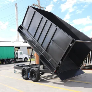 12×6 heavy duty hydraulic tipper box trailer 3.5 ton gvm | high sides | 4ft side panels – melbourne victoria3500 kg gvm