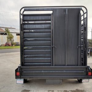 12×6 deluxe heavy duty stock crate tandem trailer for sale in melbourne victoria