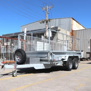 12×6 heavy duty galvanised hydraulic tipper cage trailer for sale 2800 kg gvm clearance sale