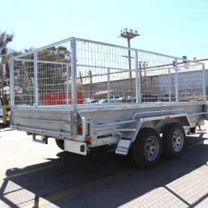 12×6 heavy duty galvanised hydraulic tipper cage trailer for sale 2800 kg gvm clearance sale