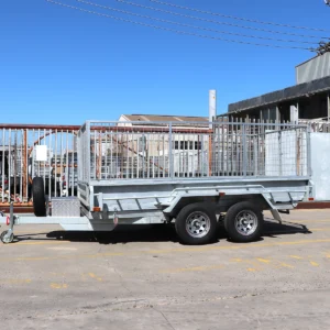 12×6 heavy duty galvanised hydraulic tipper cage trailer for sale 2800 kg gvm clearance sale