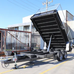 12×6 heavy duty tandem hydraulic tipper cage trailer for sale in melbourne2800 kg gvm