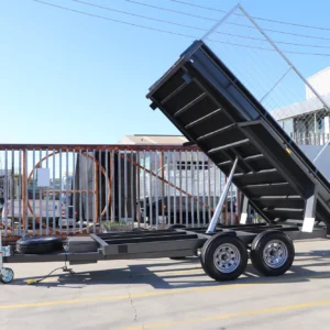 12×6 heavy duty tandem hydraulic tipper cage trailer for sale in melbourne2800 kg gvm