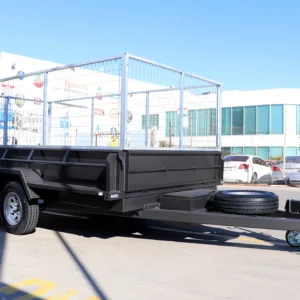 12×6 heavy duty tandem hydraulic tipper cage trailer for sale in melbourne2800 kg gvm