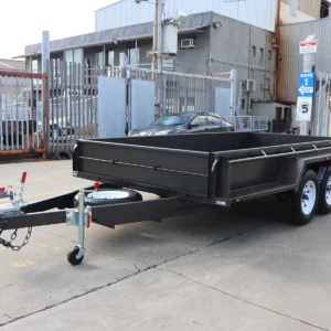 12×6 tandem trailer | heavy duty trailer | full checkerplate | high sides box trailer for sale melbourne